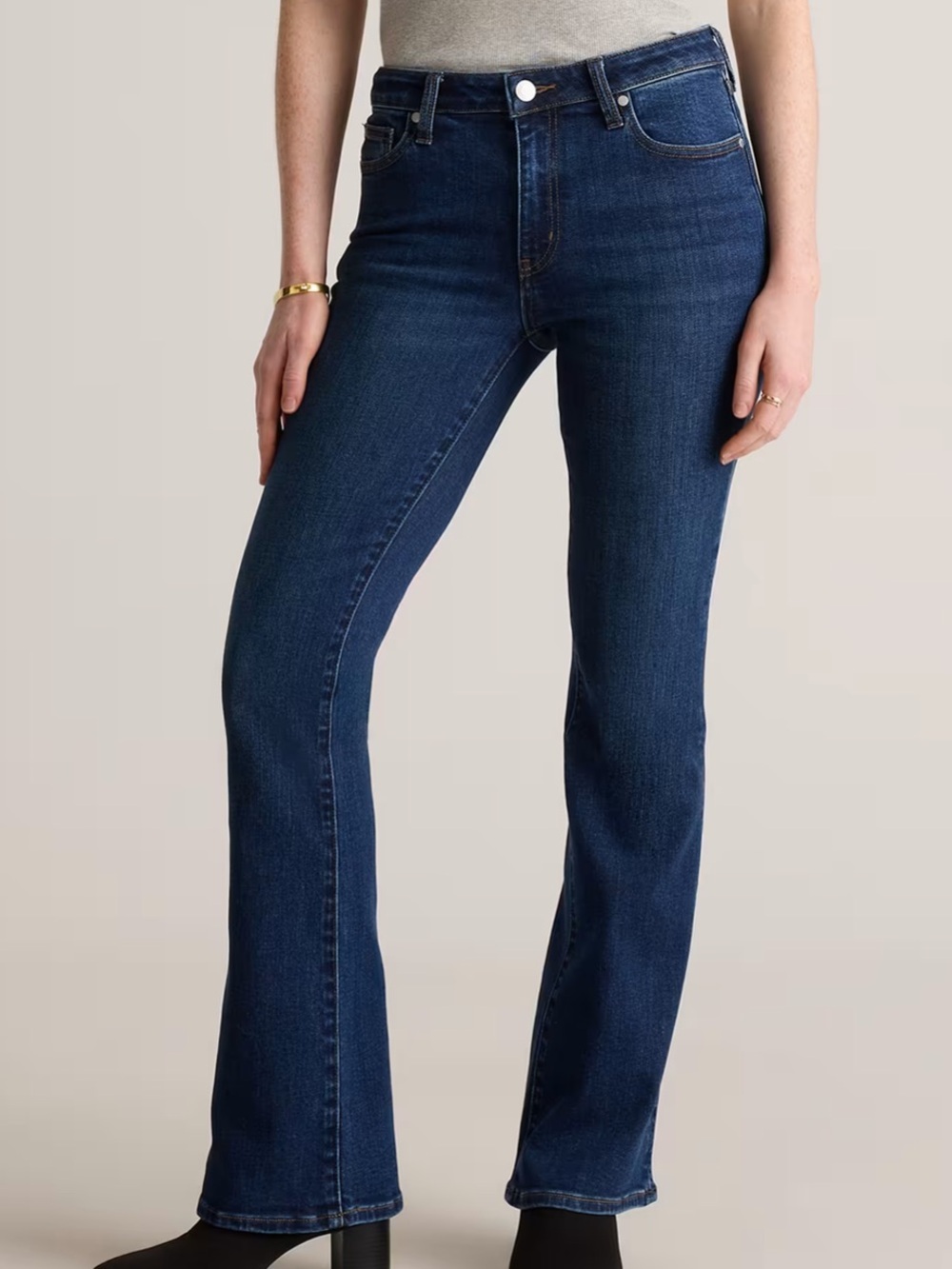 Quince Luna Flare Jeans Midnight Size 31